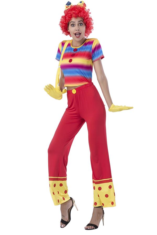 Suspender Pants Set Clown Costume-yoyobikini