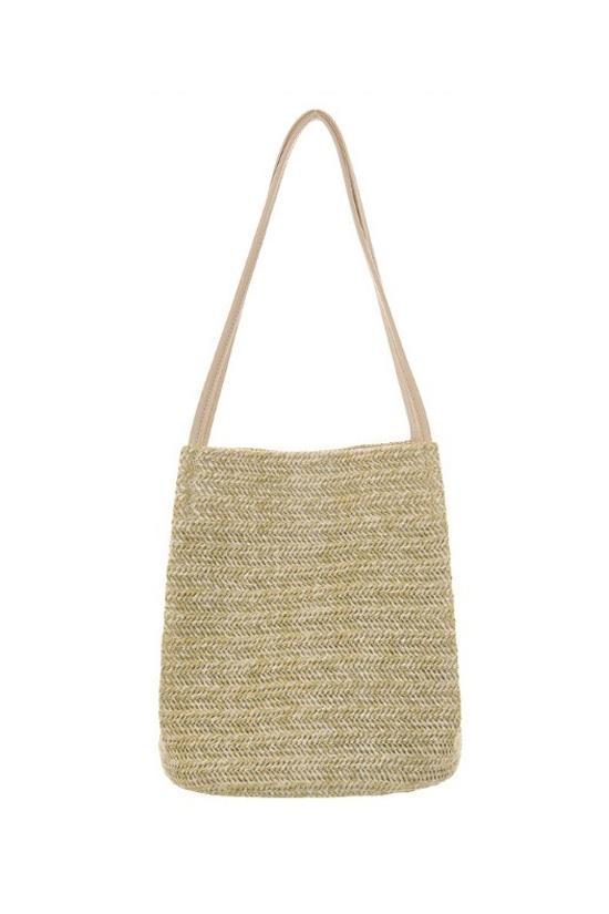 Woven Straw Beach Bag