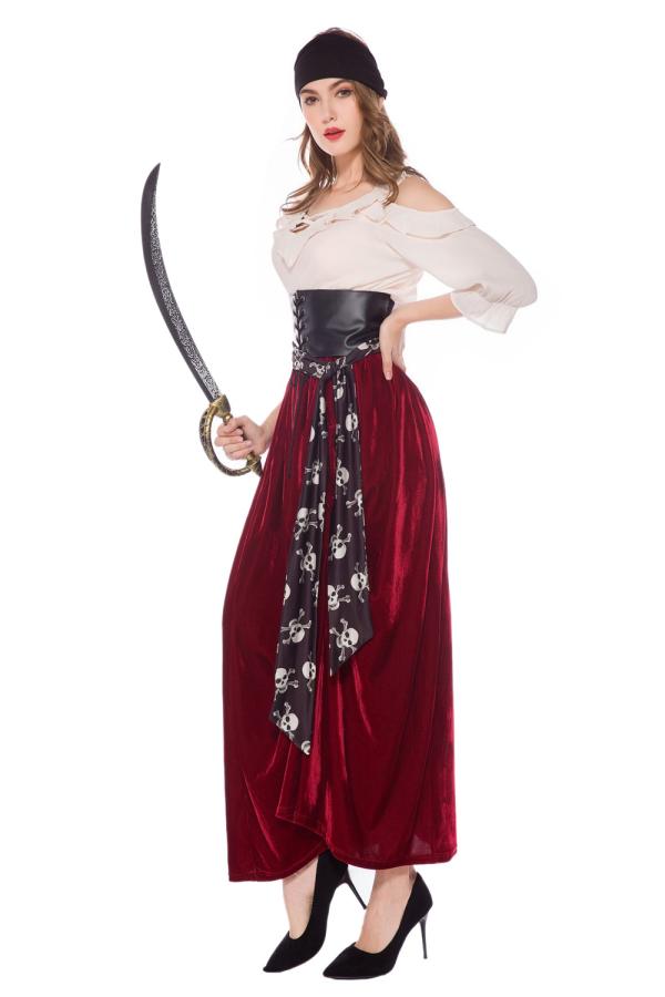 Halloween Fancy Women's Pirate Costume-yoyobikini