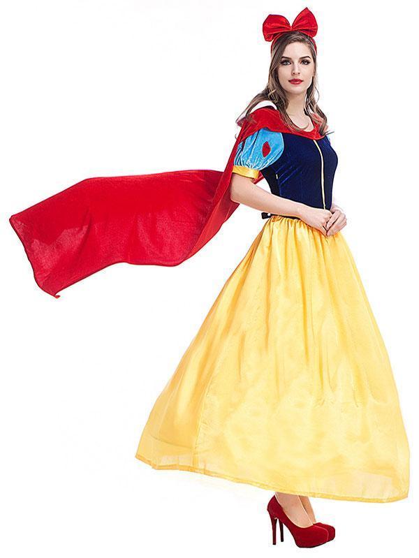 Snow White Princess Fancy Dress Halloween Costume-yoyobikini