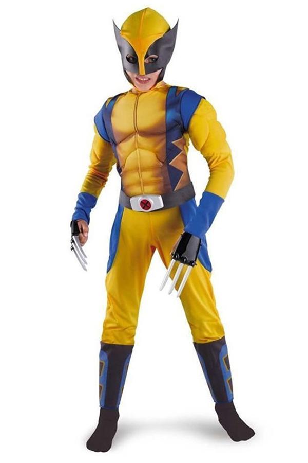 Halloween Deluxe Boys Wolverine Costume-yoyobikini