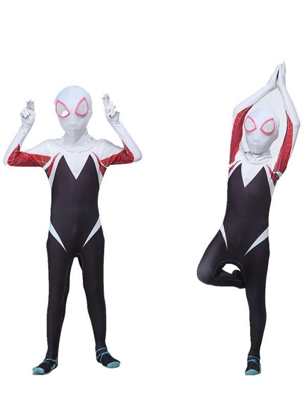 Spider Gwen Cosplay Costume Family Halloween Costumes-yoyobikini