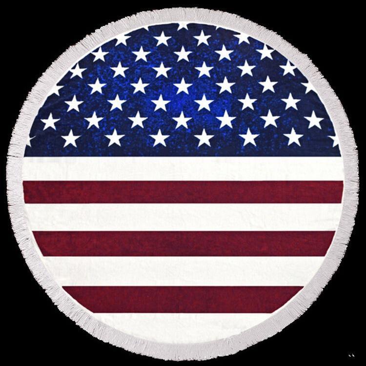 Bohemian Tapestry The American Flag Beach Towels Coverup-yoyobikini