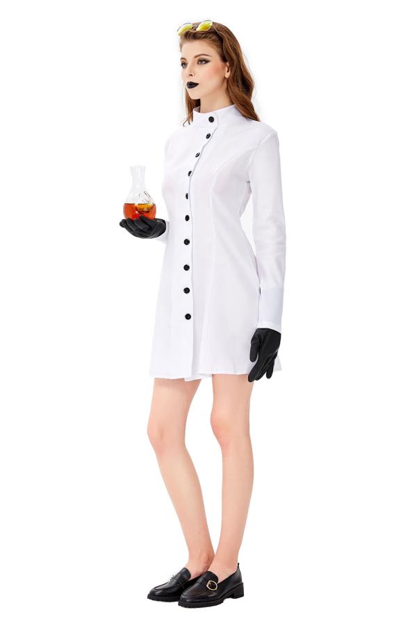 Adult Sexy Scientist Halloween Costume-yoyobikini
