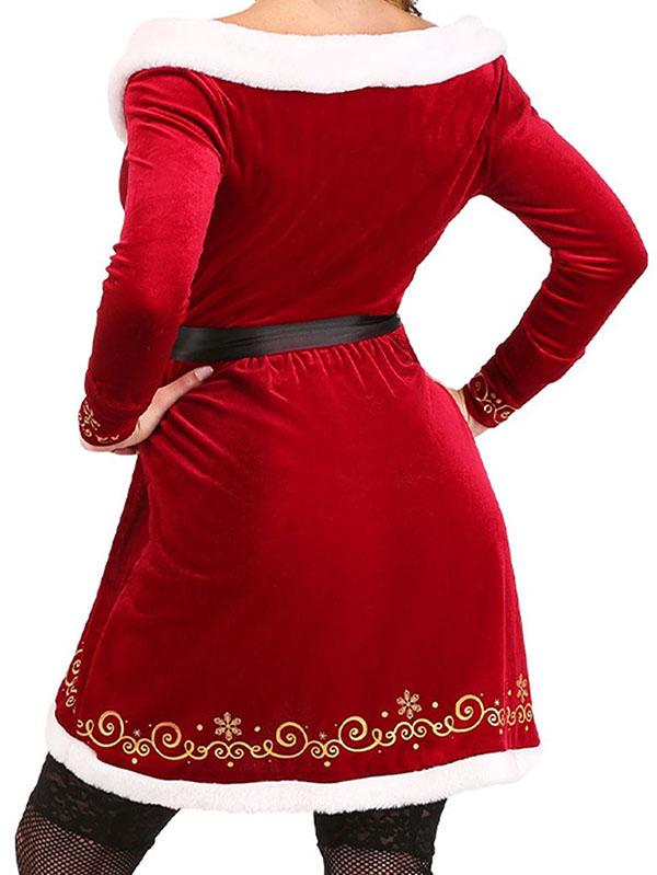 Womens Sexy Santa Baby Costume-Pinkami
