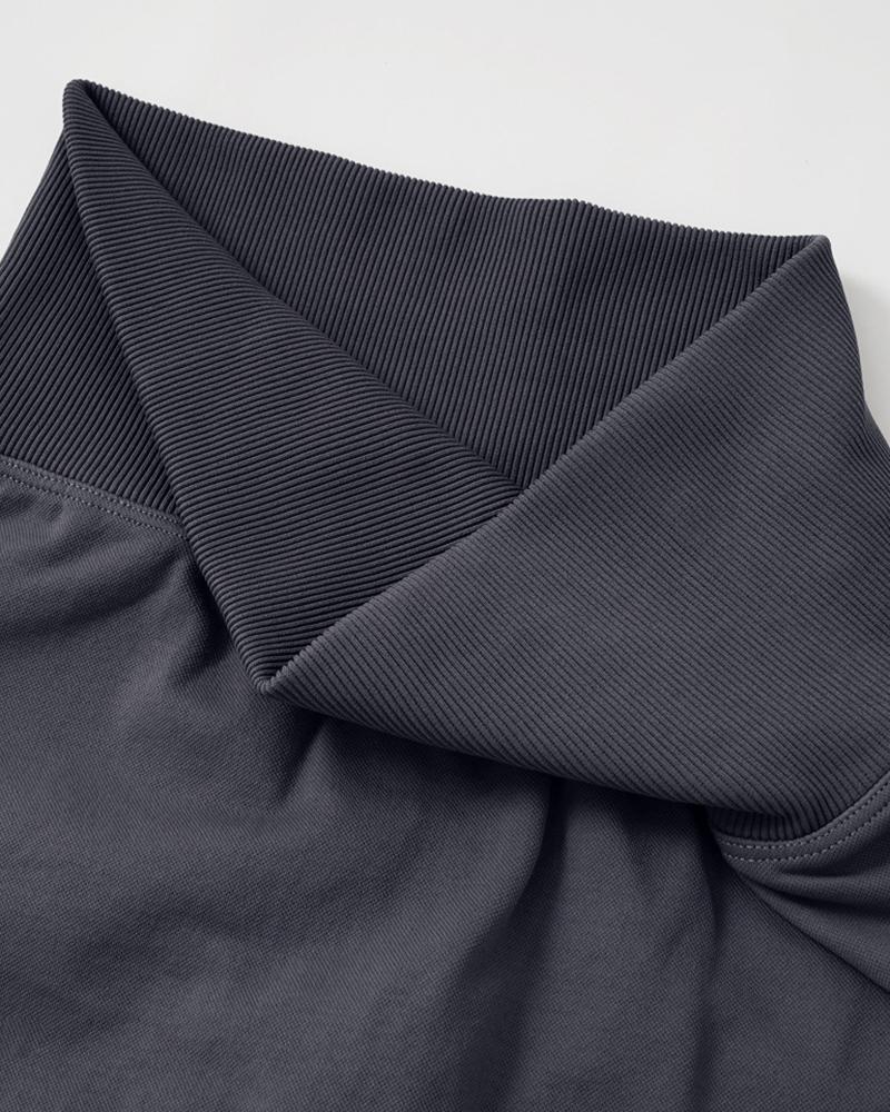 Scrunch Butt Lifting High Waist Sports Biker Shorts-Pinkami