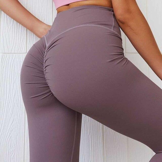 Fitness workout leggings -  V-Scrunch - Squat proof - 5 colors-Pinkami