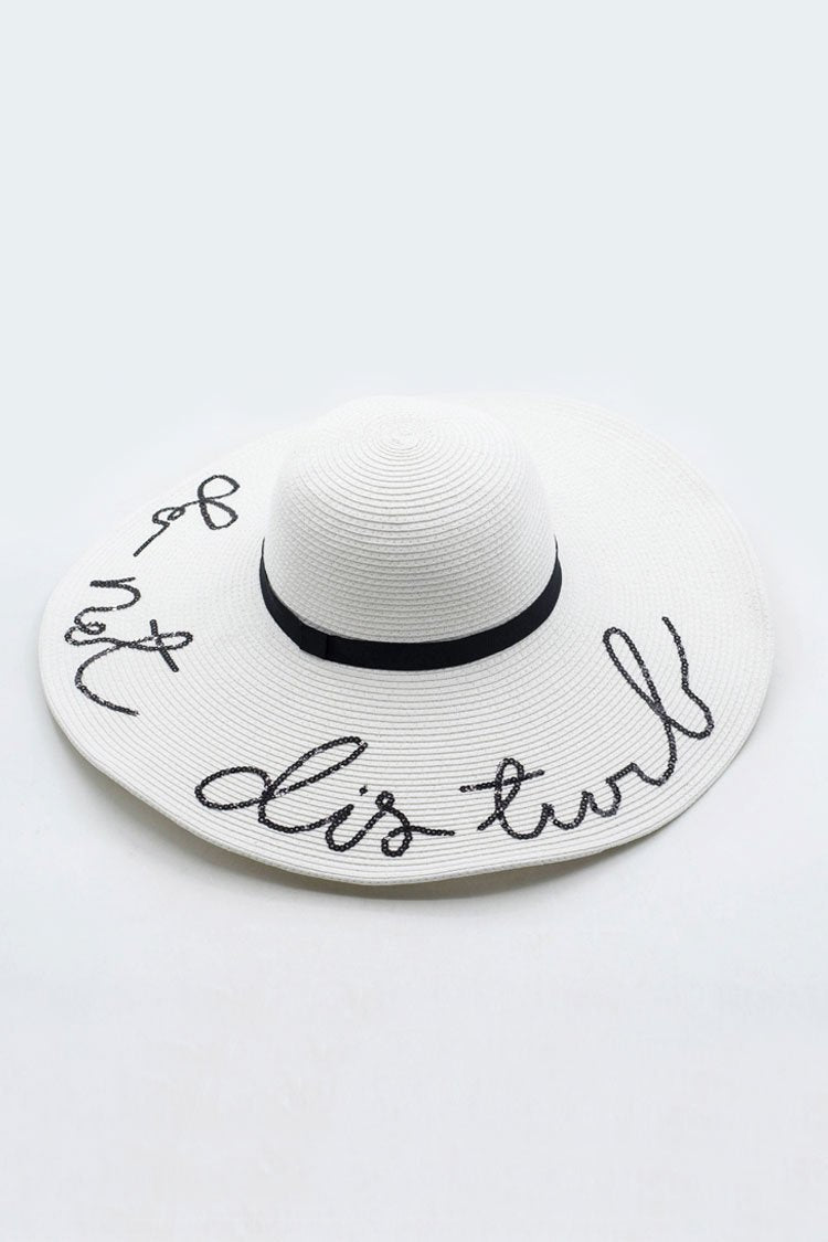 Beach Sequins Sun Hat-Pinkami