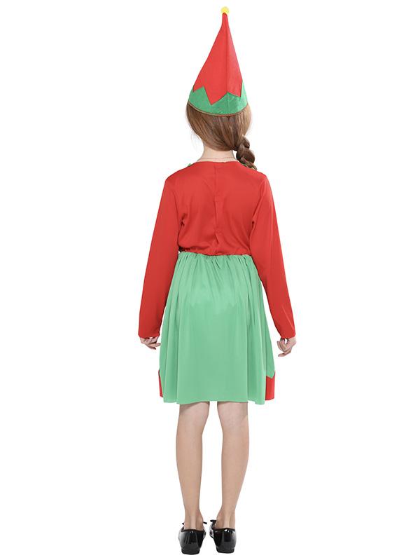 Holiday Elf Costume For Girl-Pinkami