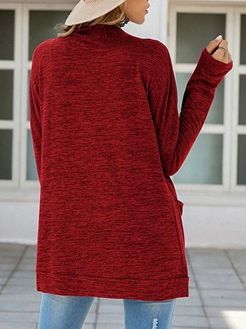 Solid Color Lightweight Cardigan-Pinkami
