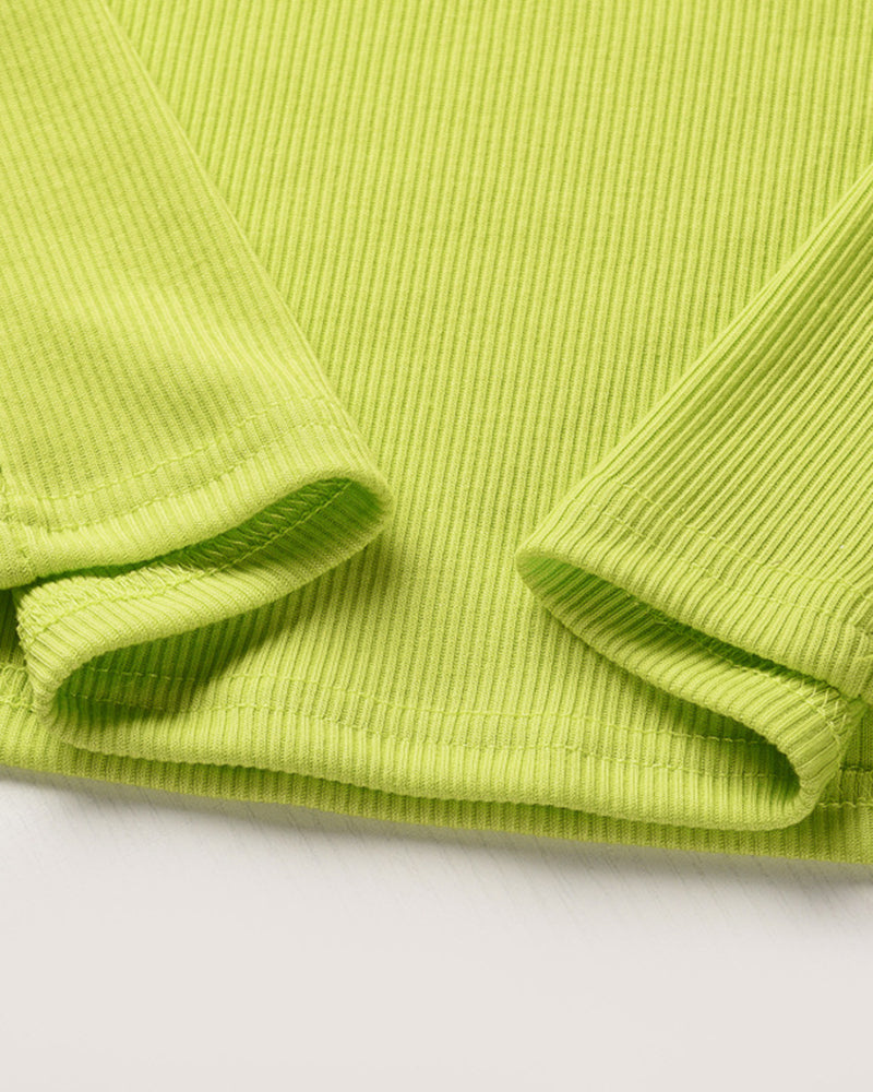 Ribbed Button Side Cut Out Tank Top-Pinkami