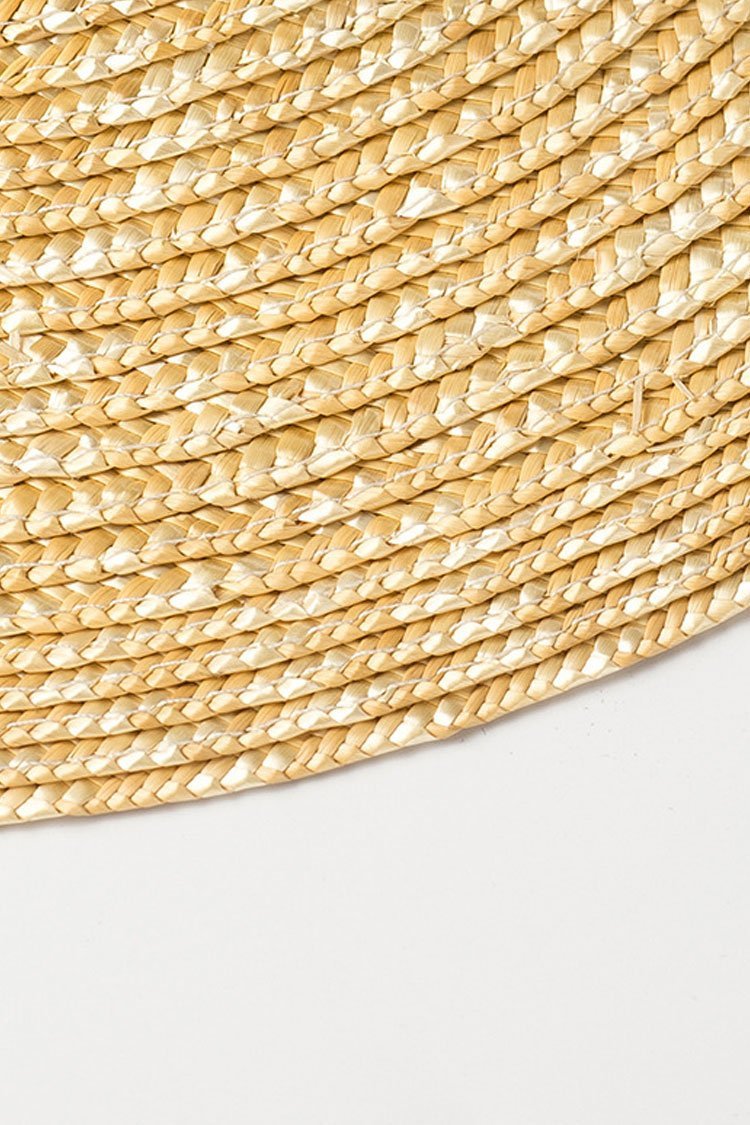 Basic Wide Brim Beach Straw Sun Hat