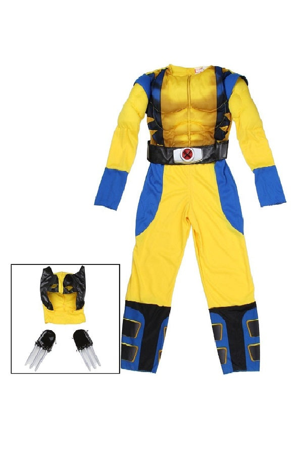 Halloween Deluxe Boys Wolverine Costume-Pinkami