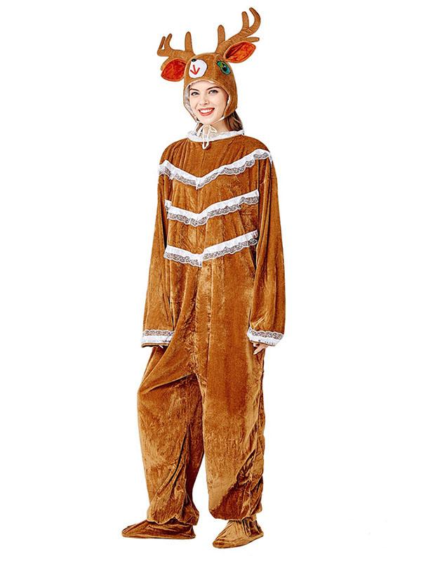 Holiday Jumpsuit Adult Christmas Onesie-Pinkami