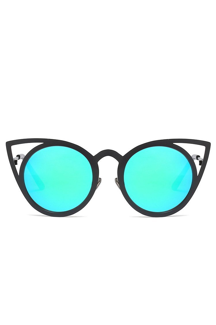 Stylish Mirror Cat Eye Sunglasses-Pinkami