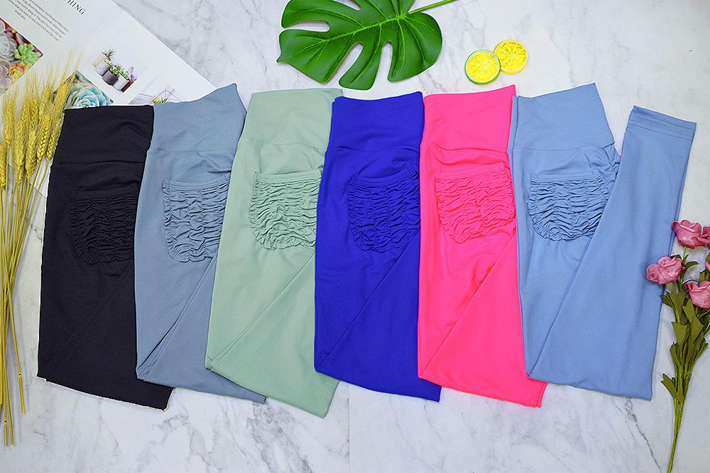 10 Colors Hip Lifting Hyper Flexible High-Rise Tummy Control Workout Leggings-Pinkami