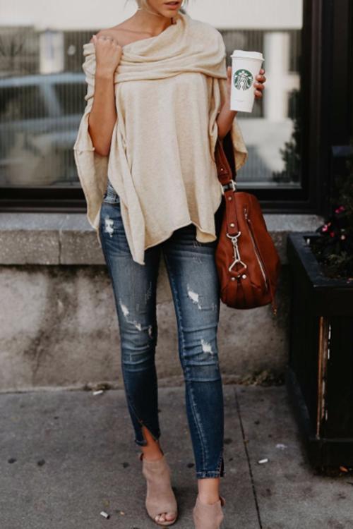 Lrregular Hem Strapless T-shirts-Pinkami