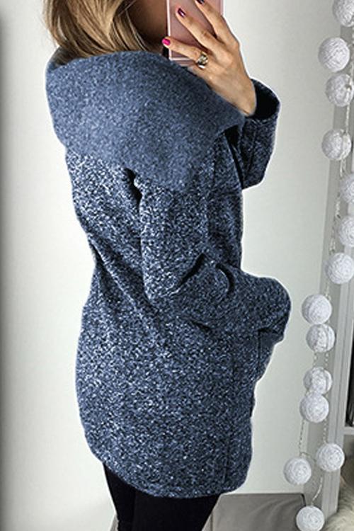 Casual Side Zip Coat Jacket Coat-Pinkami