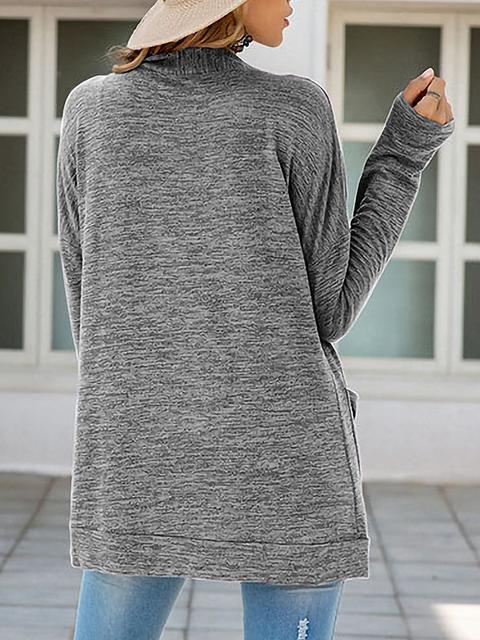 Solid Color Lightweight Cardigan-Pinkami