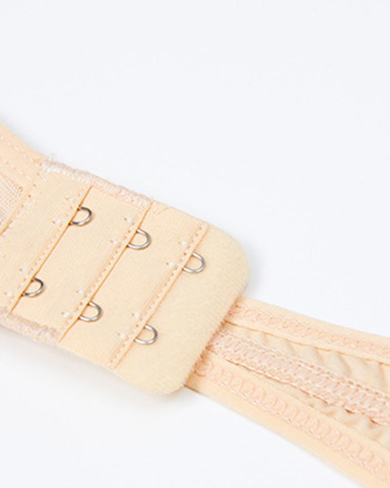 Zip Front Steel Boned Cutout Back Corset-Pinkami