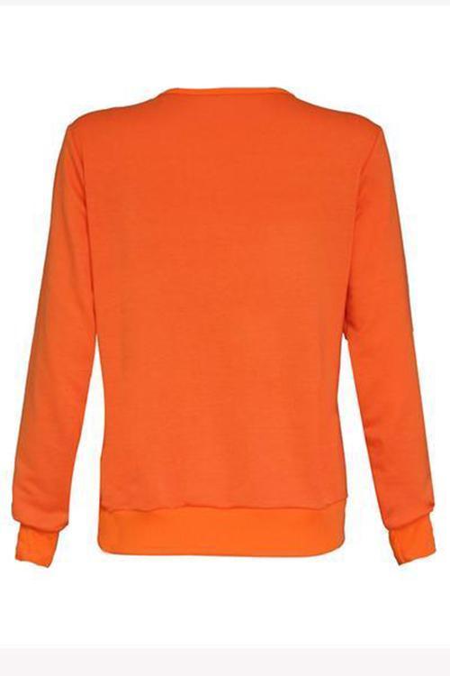 Ready For Pumpkin Printing Hoodie-Pinkami