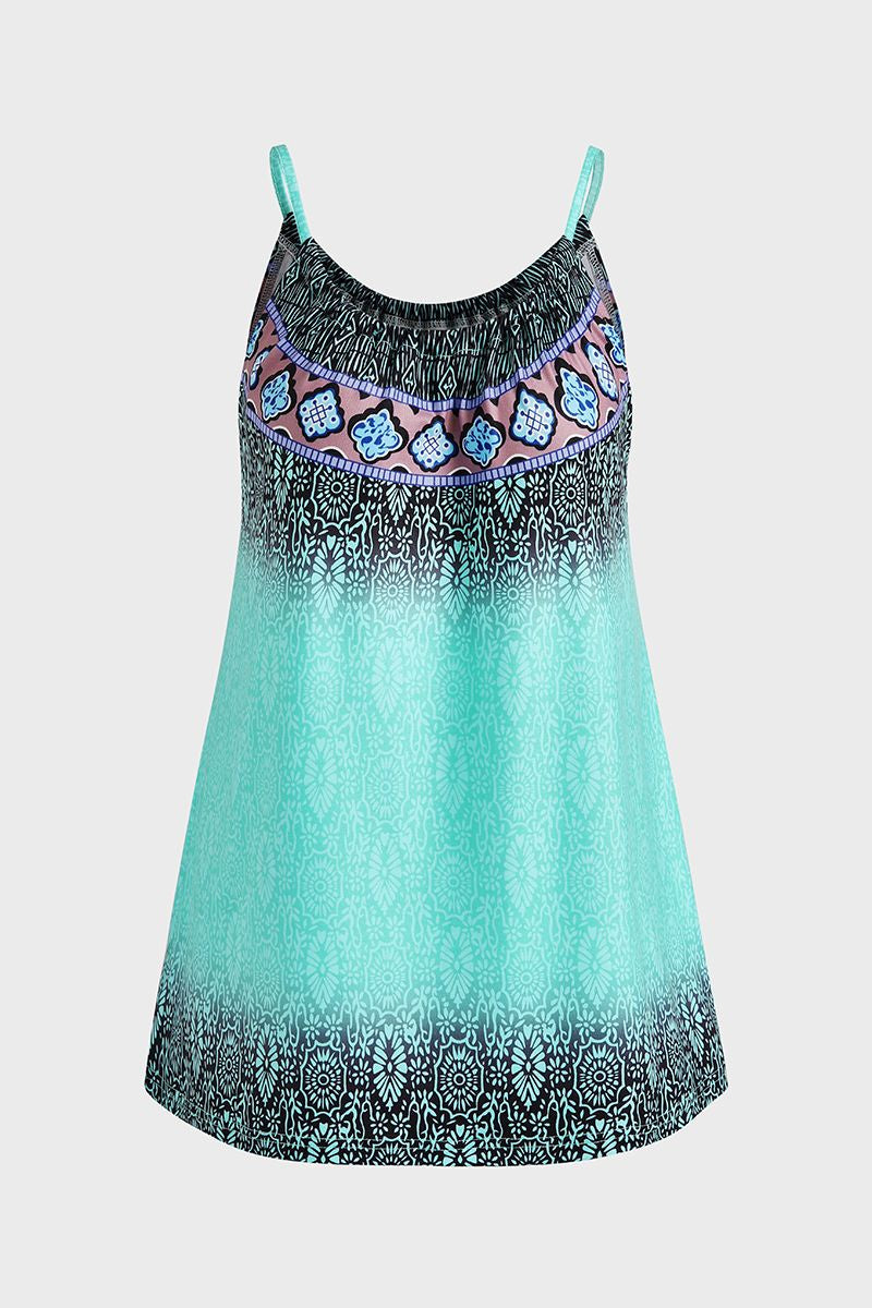 Ombre Tribal Print Cami Top-Pinkami