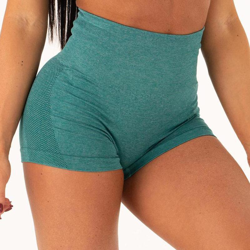 Fitness workout shorts - Sunshine - High waist - Seamless-Pinkami