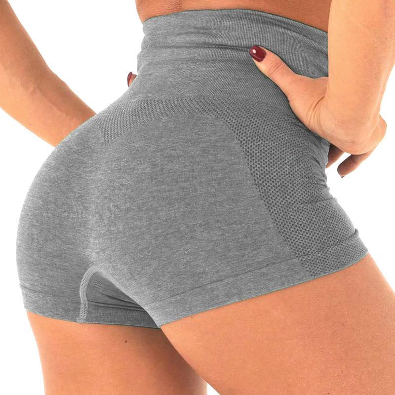 Fitness workout shorts - Sunshine - High waist - Seamless-Pinkami