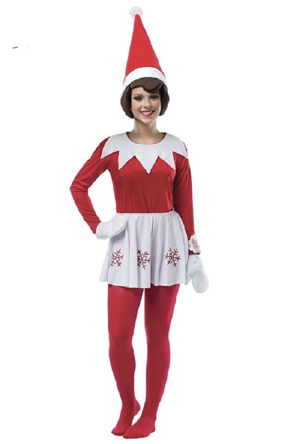 Elf On The Shelf Costume Christmas All-size Family Costume-Pinkami
