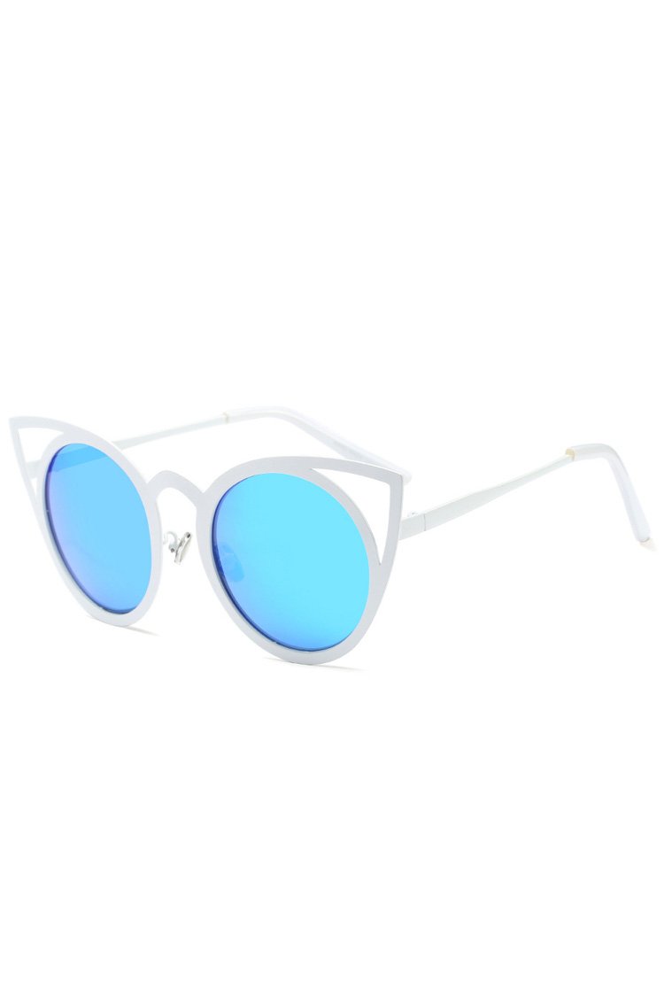 Stylish Mirror Cat Eye Sunglasses-Pinkami