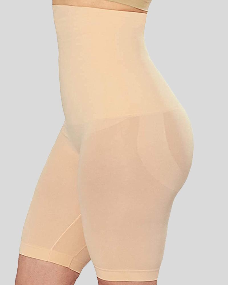 High Waisted Tummy Control Thigh Slimming Shapewear Shorts-Pinkami