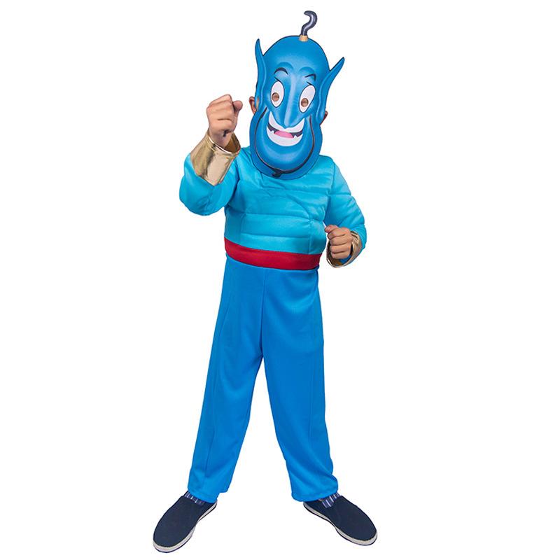 Aladdin lamp Elf Costumes for Kids Mystical Genie Child Costume-Pinkami
