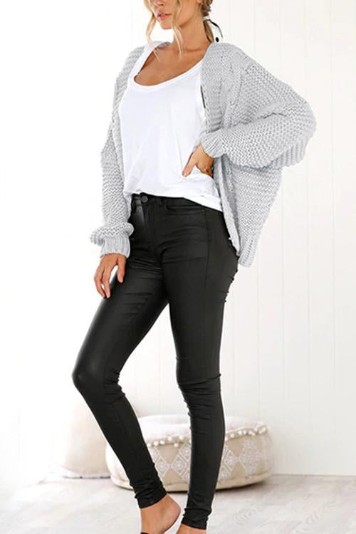 Batwing Sleeves Sweaters-Pinkami