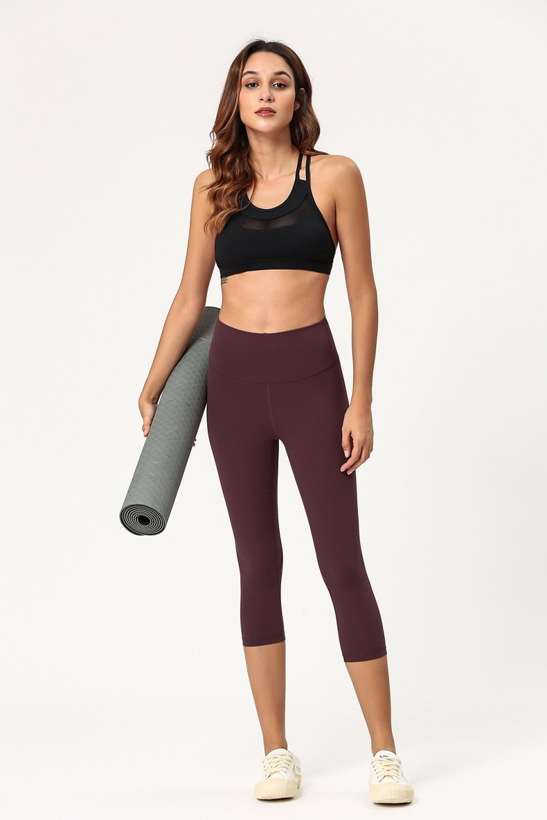 High Waist Ultra Soft Capri Leggings-Pinkami