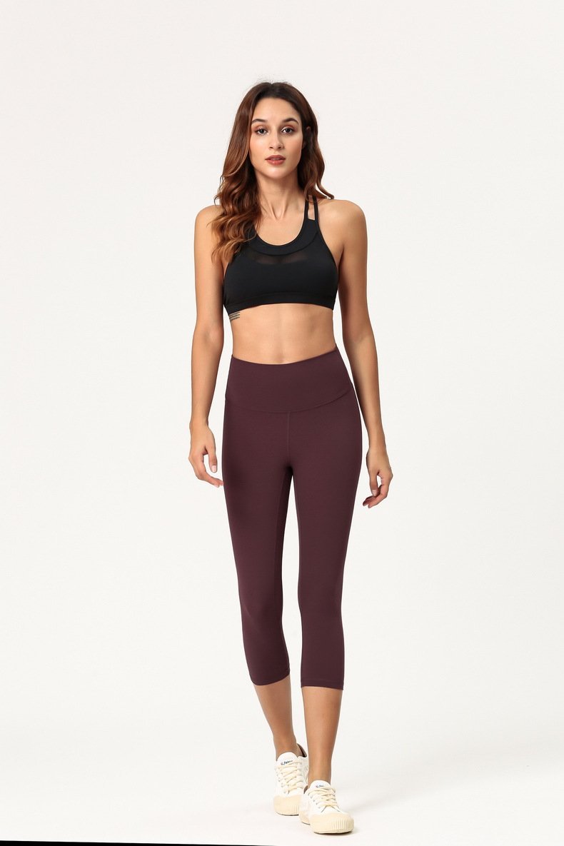 High Waist Ultra Soft Capri Leggings-Pinkami
