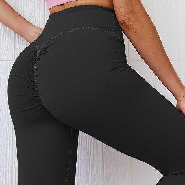 Fitness workout leggings -  V-Scrunch - Squat proof - 5 colors-Pinkami