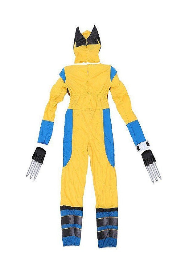 Halloween Deluxe Boys Wolverine Costume-Pinkami
