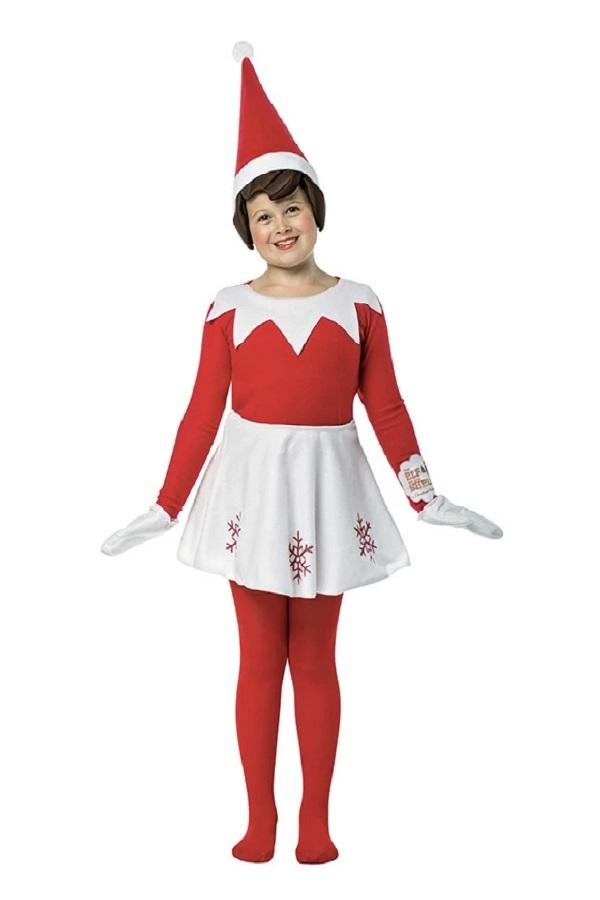 Elf On The Shelf Costume Christmas All-size Family Costume-Pinkami