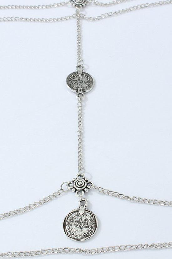 Boho Multilayer Thigh Chain-Pinkami