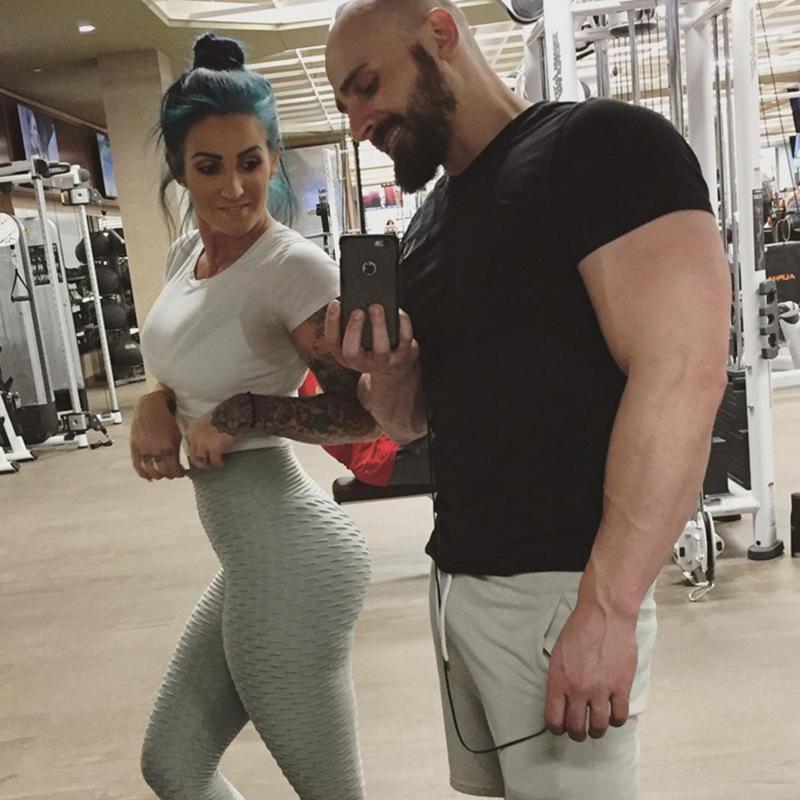 Fitness workout leggings - Roxy - Scrunch back - Squat proof - Seamless - 6 colors-Pinkami