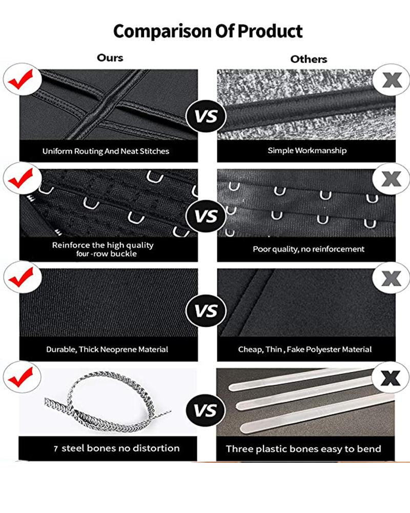 Triple Velcro Closures Trimmer Belt Waist Body Shaper Wrap Trainer-Pinkami