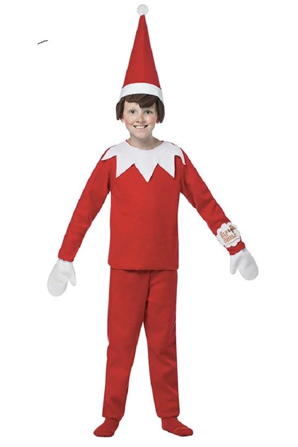 Elf On The Shelf Costume Christmas All-size Family Costume-Pinkami