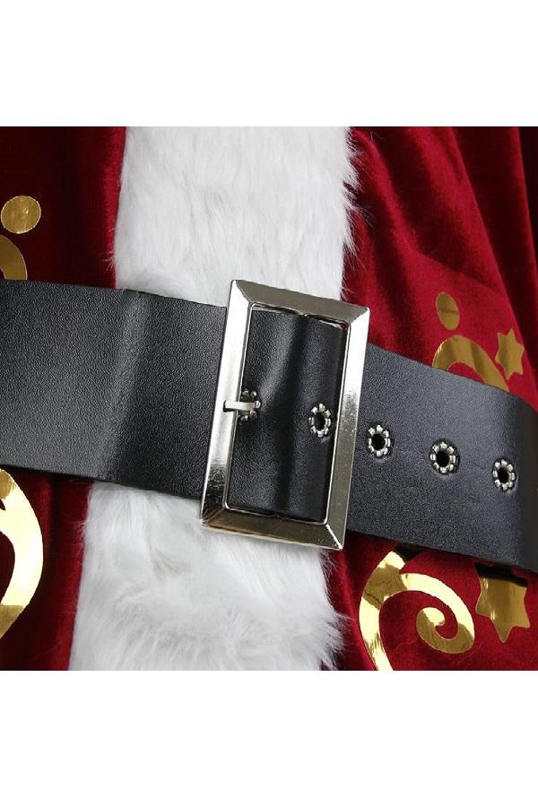 High Quality 10pcs Santa Suit Plus Size Mens Christmas Costume-Pinkami