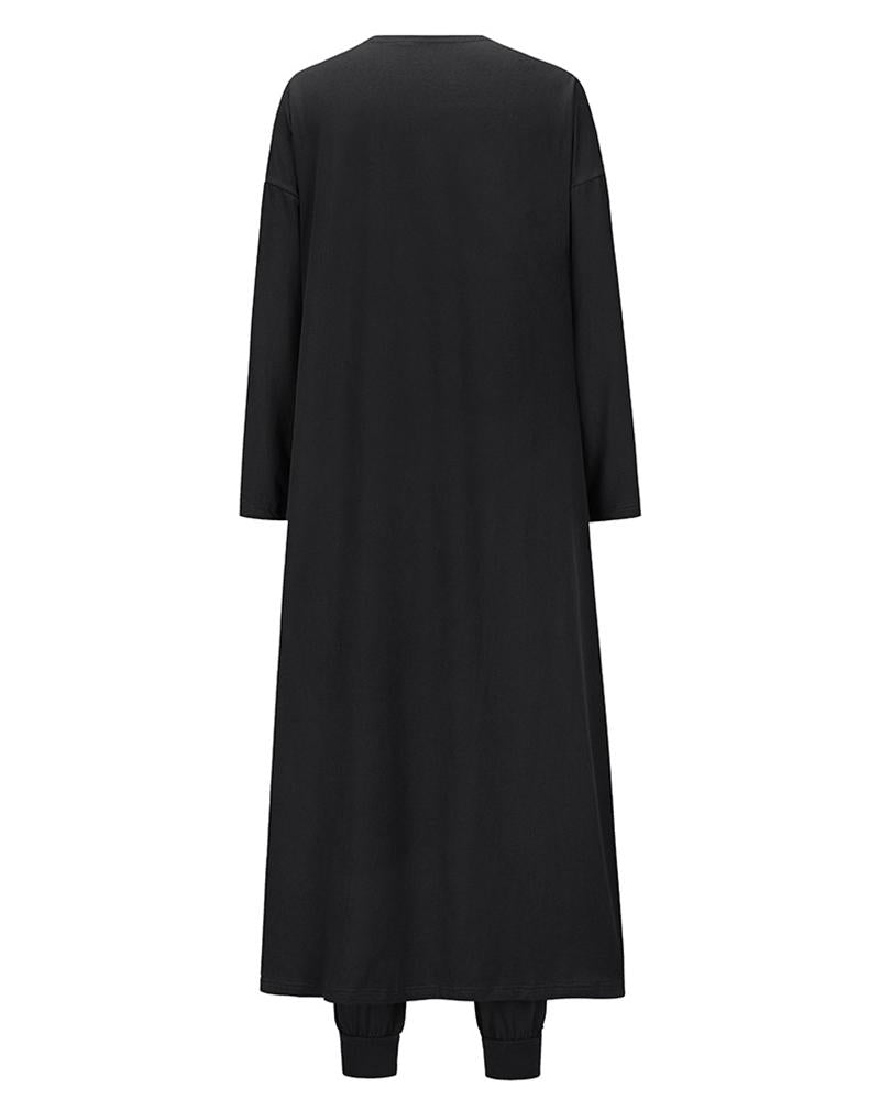 3 pack Drawstring Waist Tank Top & Pants Set