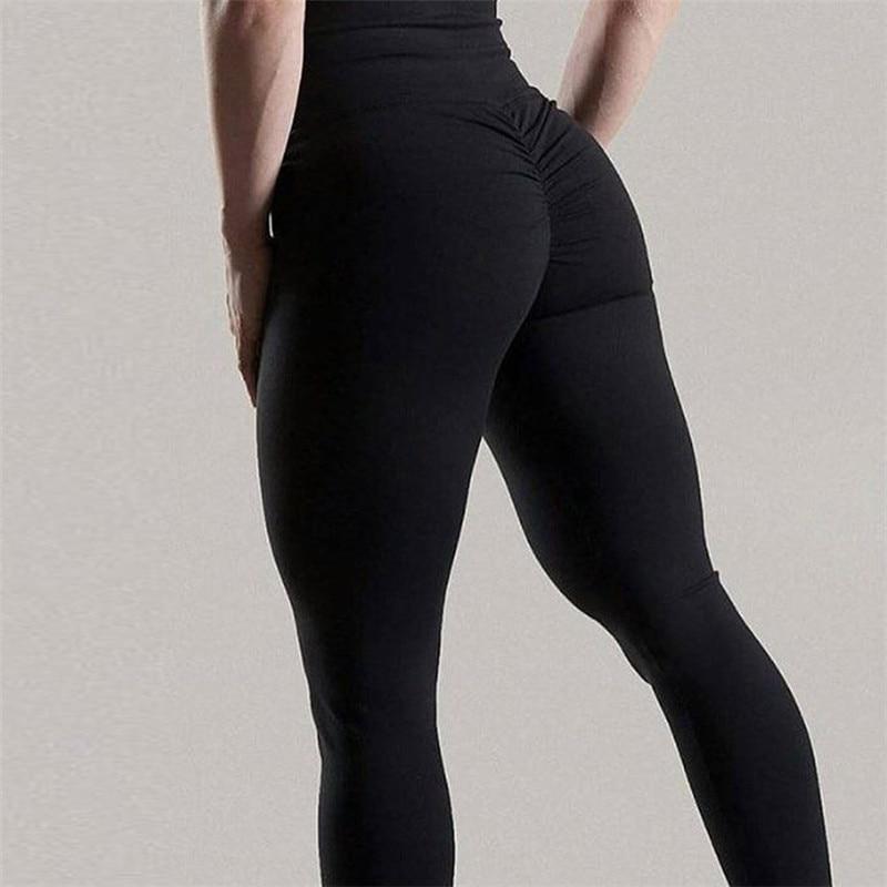 High Waist Fitness Scrunch Push Up Workout Legging with Pockets-Pinkami