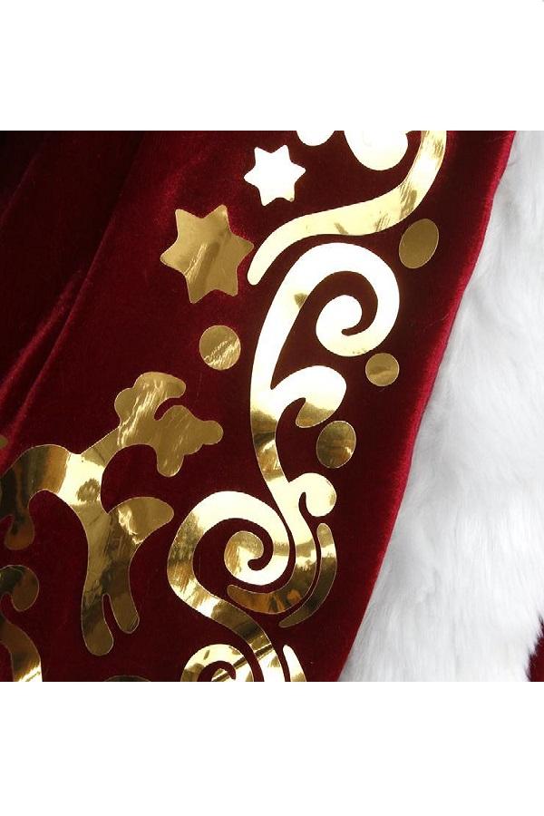 High Quality 10pcs Santa Suit Plus Size Mens Christmas Costume-Pinkami