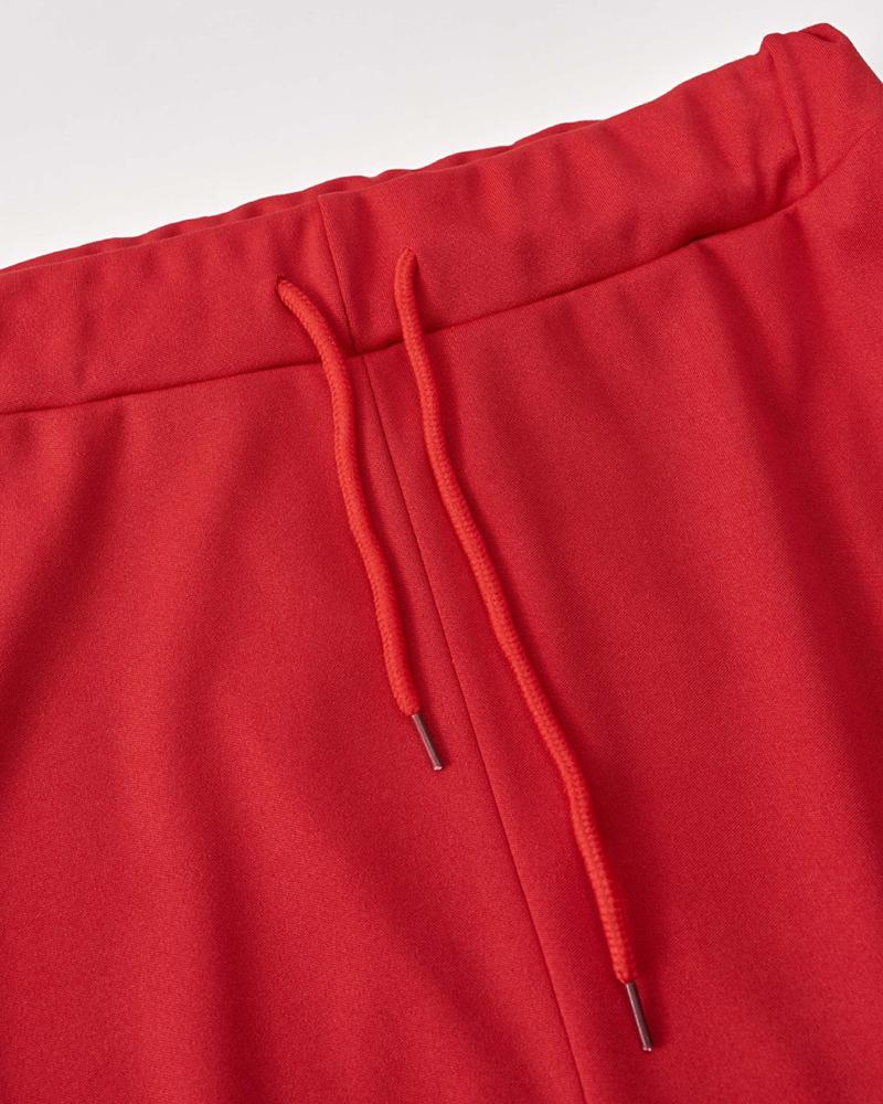 Leopard Print Zip Up Jacket & Pants Set-Pinkami