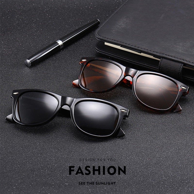 Classic Square Mirror Polarized Sunglasses