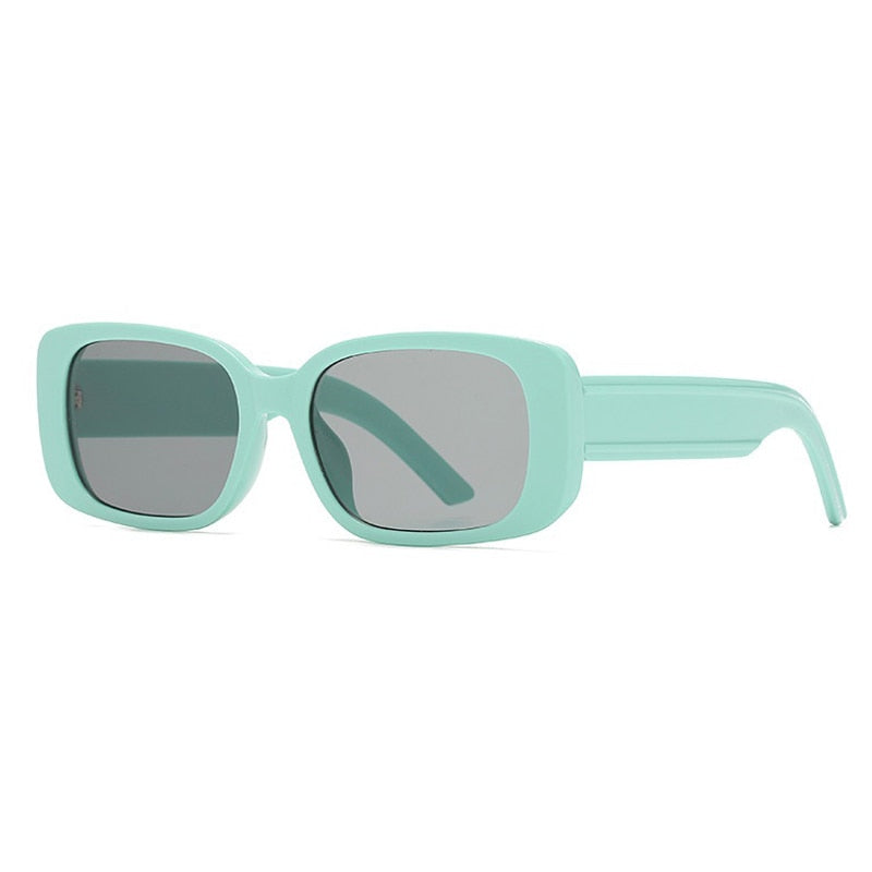 Frosted Frame Acrylic Square Sunglasses
