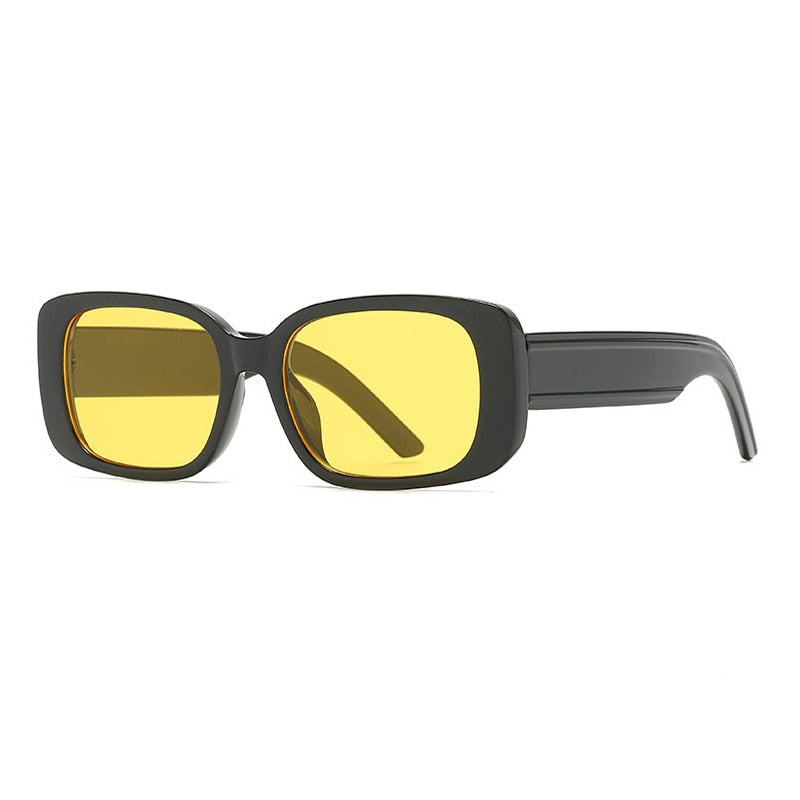 Frosted Frame Acrylic Square Sunglasses
